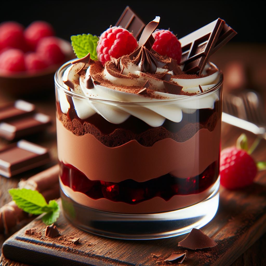 mousse de chocolate