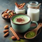 Chá de Matcha com Leite de Amêndoas e Cacau: Uma Bebida Revolucionária para o Bem-Estar